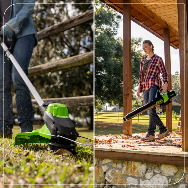 80V 21" Self-Propelled Mower 5-pc Combo Kit w/ (1) 4Ah Battery, (1) 2Ah Battery & (2) Chargers - image 8