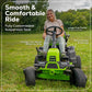 60V 42" Cordless Battery CrossoverT Riding Lawn Mower (Renewed) - image 12