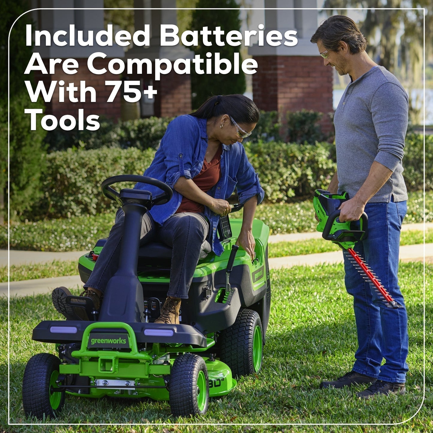 60V 30” CrossoverT Riding Lawn Tractor with (2) 8.0 Ah, (2) 4.0 Ah Batteries & 600-Watt Charger - image 16