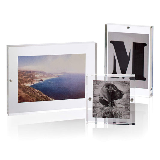 Acrylic 4x6 Block Tabletop Picture Frame