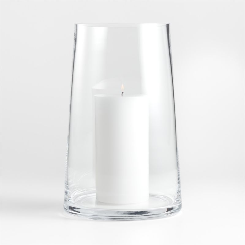 Alder Glass Hurricane Candle Holder 14"