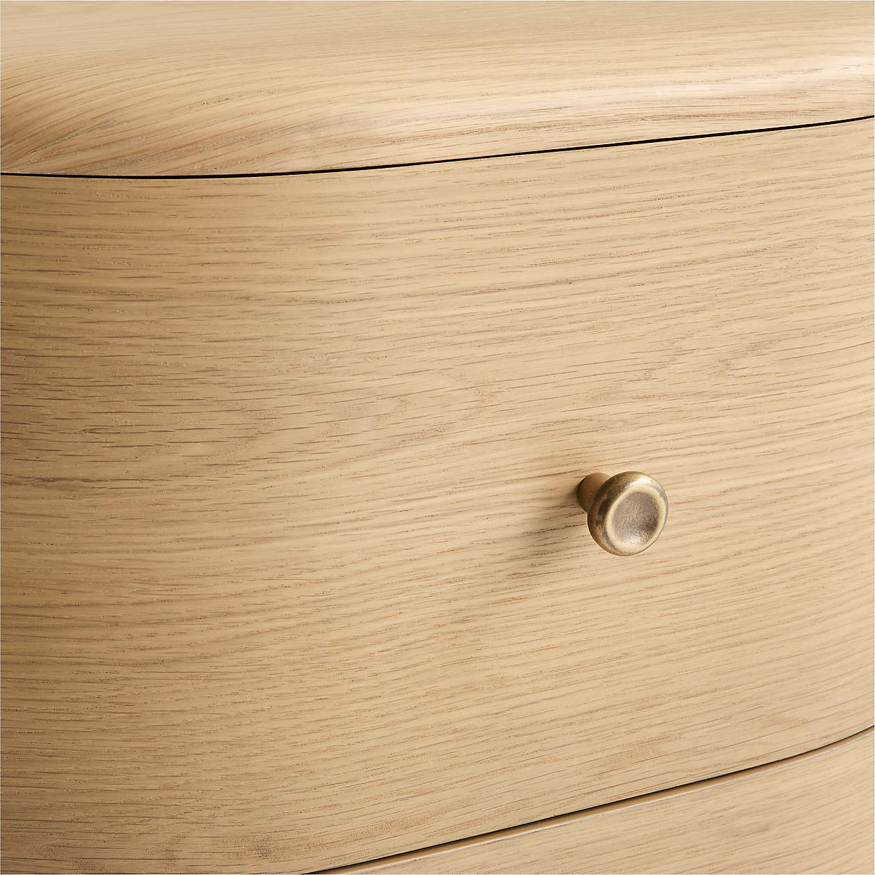 Anneli 24" Natural Oak Wood Charging Nightstand