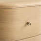 Anneli 24" Natural Oak Wood Charging Nightstand