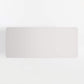Asher 102" White Concrete and Resin Outdoor Dining Table