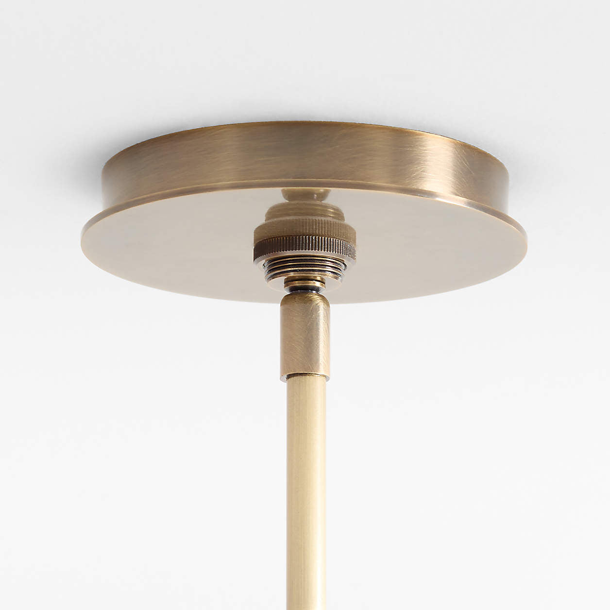 Aurora Brass & Glass Chandelier Light 31.5"