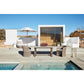 Abaco 84" Grey Concrete Outdoor Dining Table