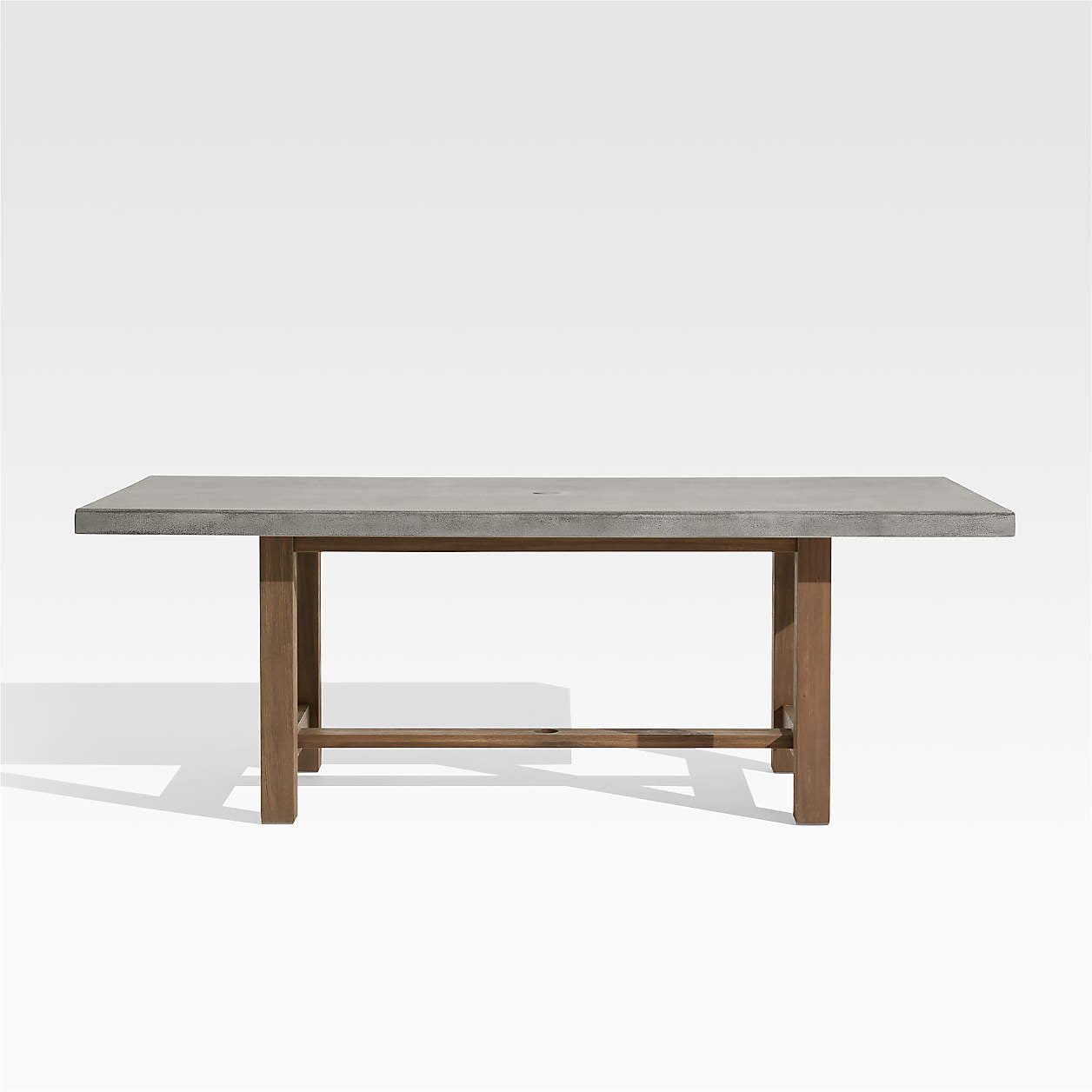 Abaco 84" Grey Concrete Outdoor Dining Table
