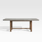 Abaco 84" Grey Concrete Outdoor Dining Table