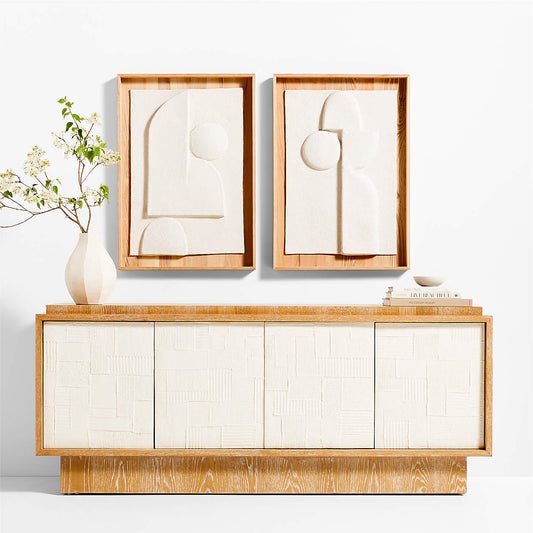 "Lain I" Paper Mache Wall Art