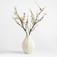 Artificial White Cherry Blossom Flower Branch 42"