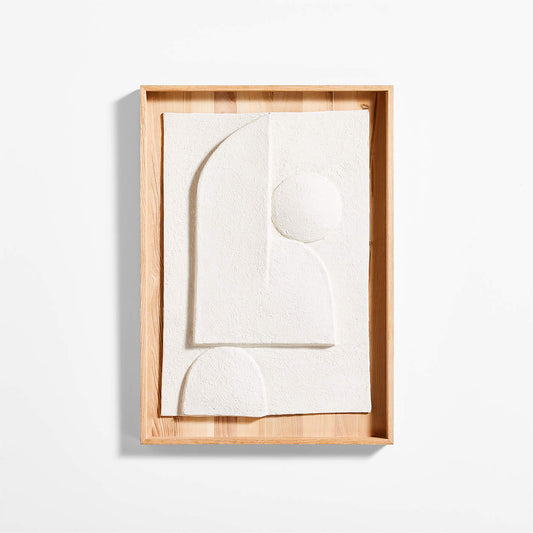 "Lain I" Paper Mache Wall Art