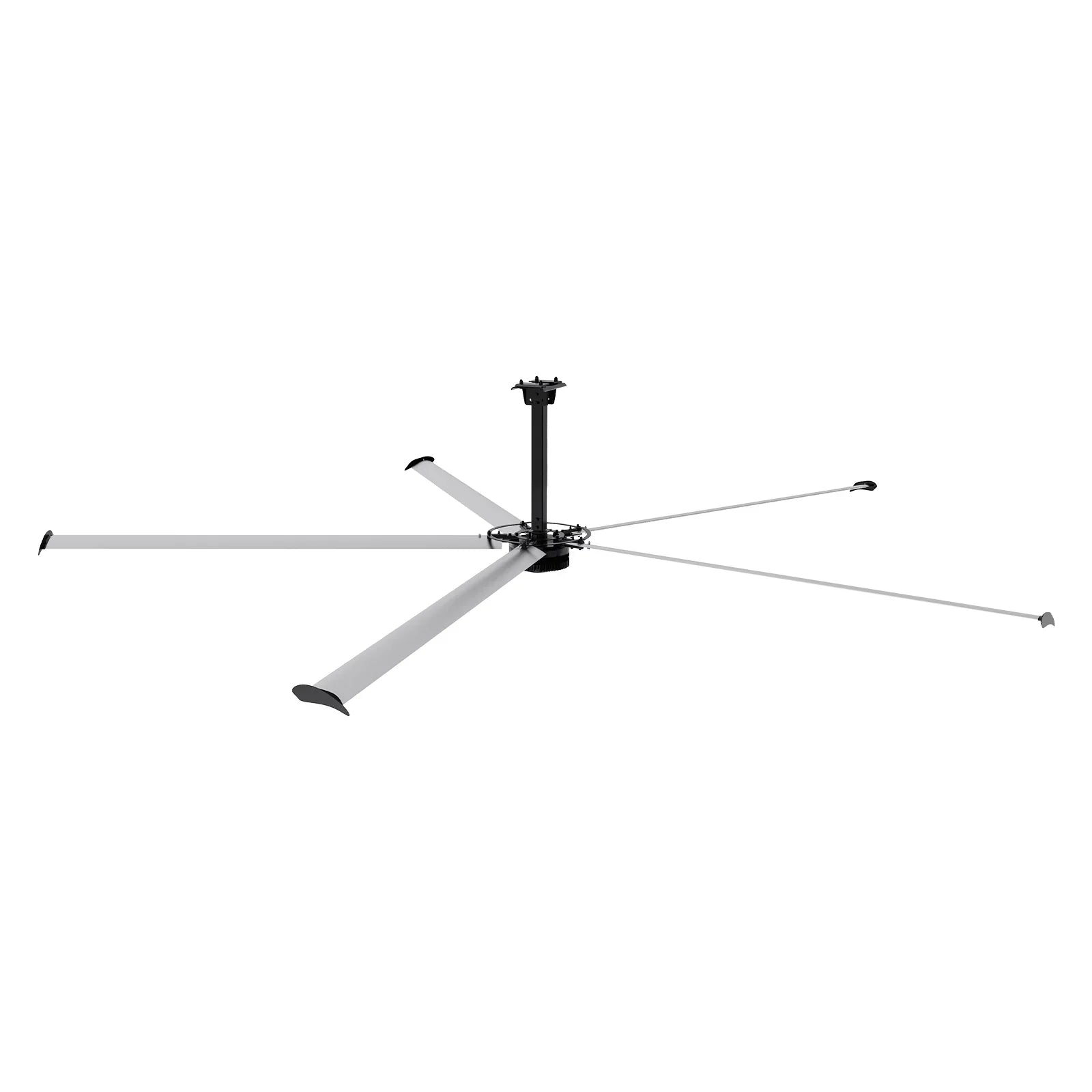 24FT HVLS Industrial Ceiling Fan 220V 1-Phase - Energy Efficient Large Area Air Circulation Fan for Warehouses & Factories, 24FT1PH - image 20