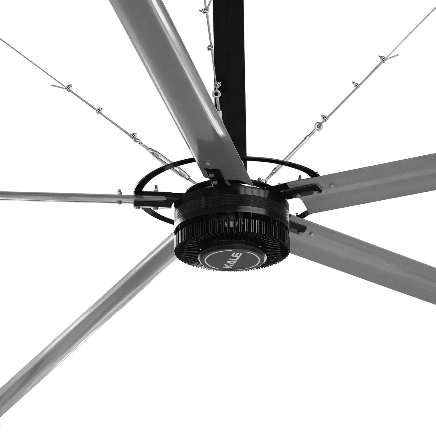 24FT HVLS Industrial Ceiling Fan 220V 1-Phase - Energy Efficient Large Area Air Circulation Fan for Warehouses & Factories, 24FT1PH - image 18