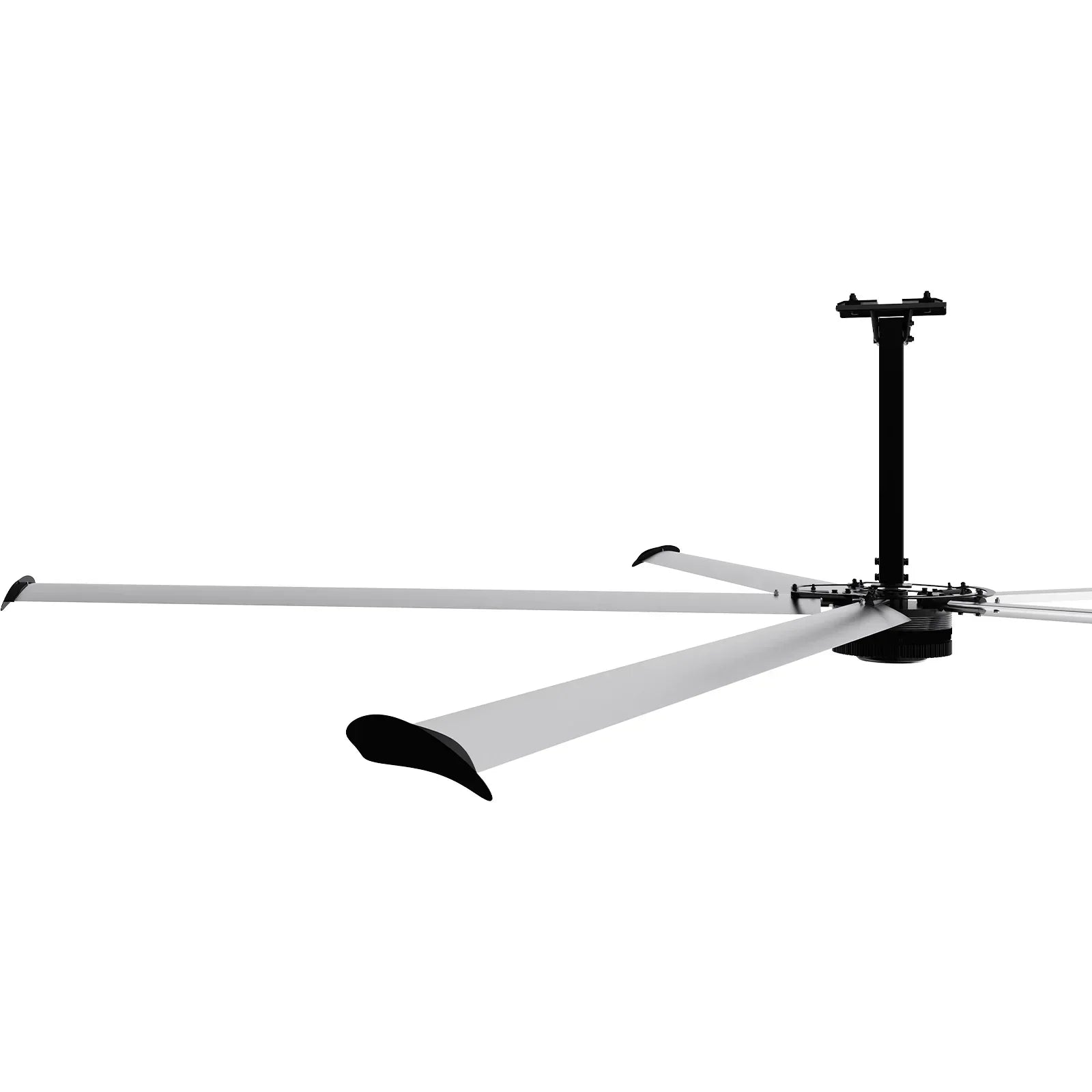 24FT HVLS Industrial Ceiling Fan 220V 1-Phase - Energy Efficient Large Area Air Circulation Fan for Warehouses & Factories, 24FT1PH - image 11