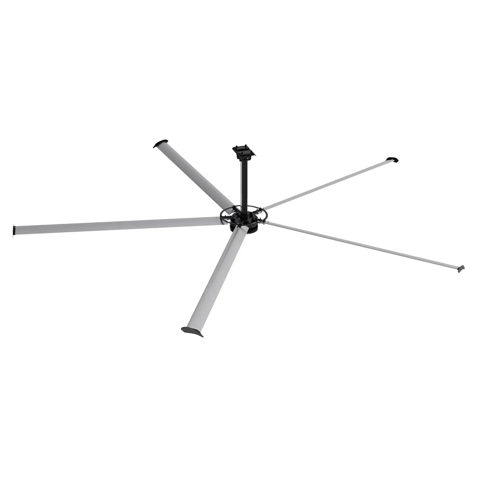 24FT HVLS Industrial Ceiling Fan 220V 1-Phase - Energy Efficient Large Area Air Circulation Fan for Warehouses & Factories, 24FT1PH - image 19