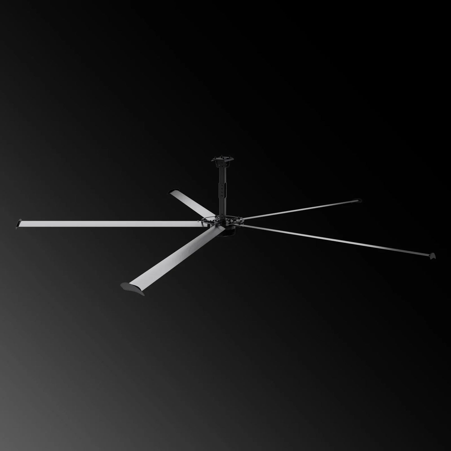 24FT HVLS Industrial Ceiling Fan 220V 1-Phase - Energy Efficient Large Area Air Circulation Fan for Warehouses & Factories, 24FT1PH - image 28