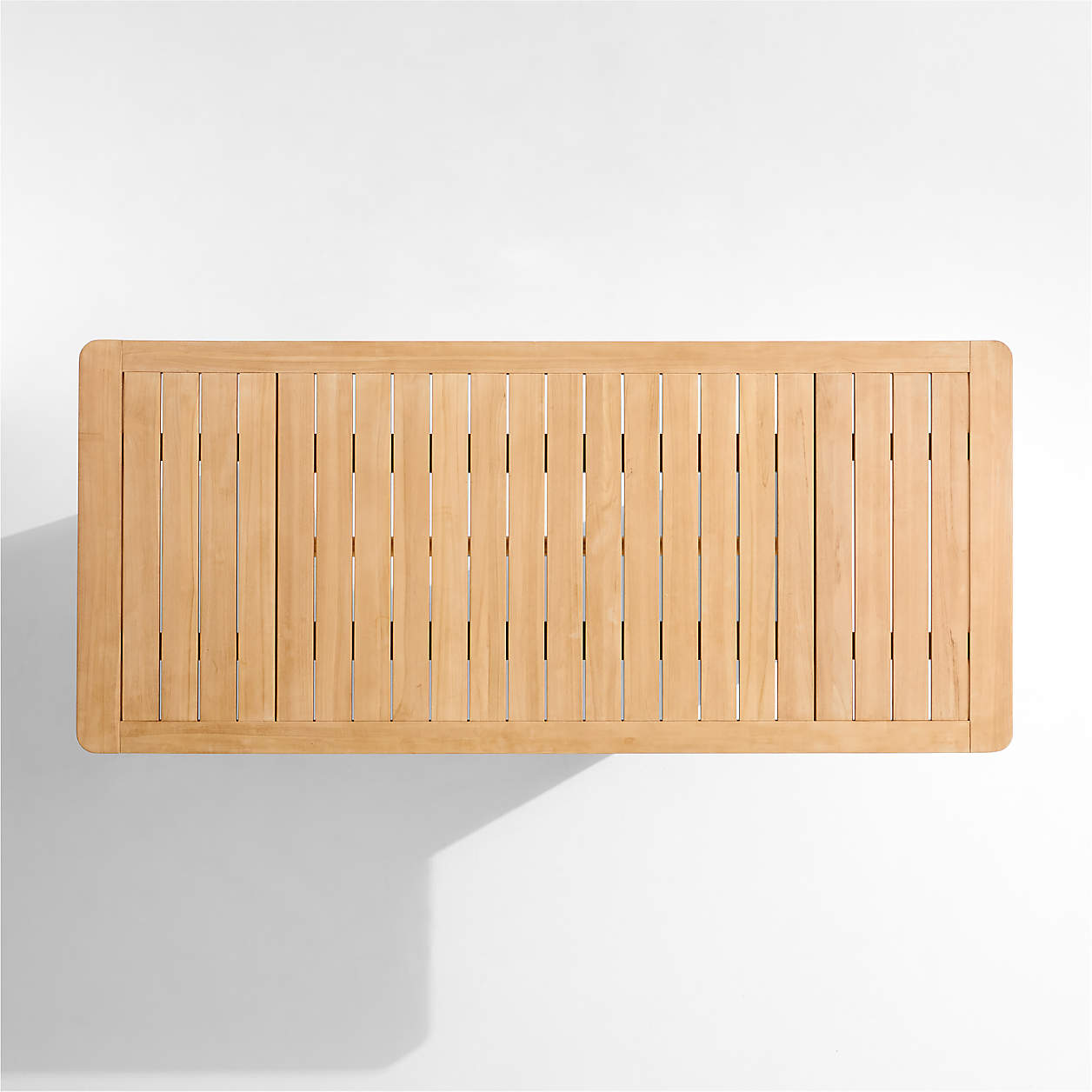 Ipanema 86" Teak Wood and Resin Outdoor Dining Table