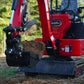 Mini Compact Excavator HONDA GX390 Engine, 65.7” Max. Digging Depth, 2280 LBS Operating Weight, MEC10 - image 7