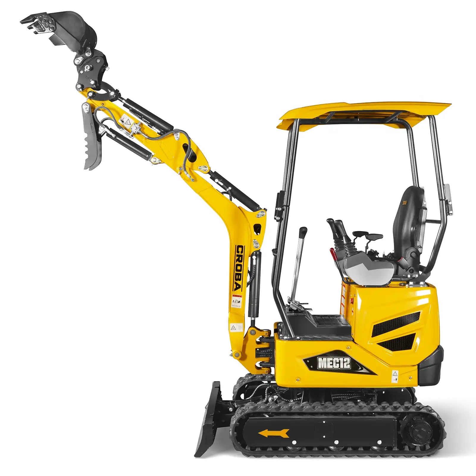 Mini Compact Excavator Kubota D722 Engine, 65.7” Max. Digging Depth, 2700 LBS Operating Weight, MEC12 - image 24