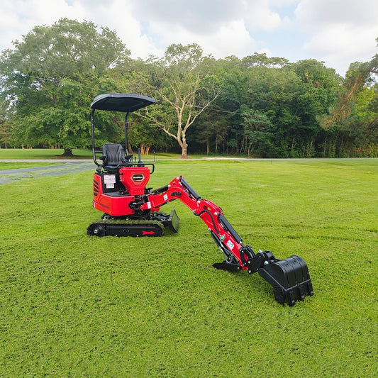 Mini Compact Excavator HONDA GX390 Engine, 65.7” Max. Digging Depth, 2280 LBS Operating Weight, MEC10 - image 2