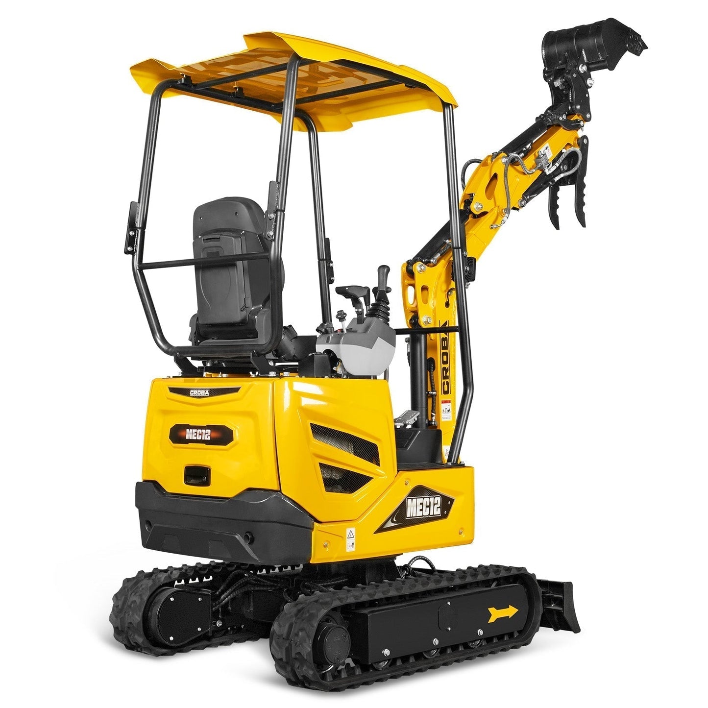 Mini Compact Excavator Kubota D722 Engine, 65.7” Max. Digging Depth, 2700 LBS Operating Weight, MEC12 - image 21