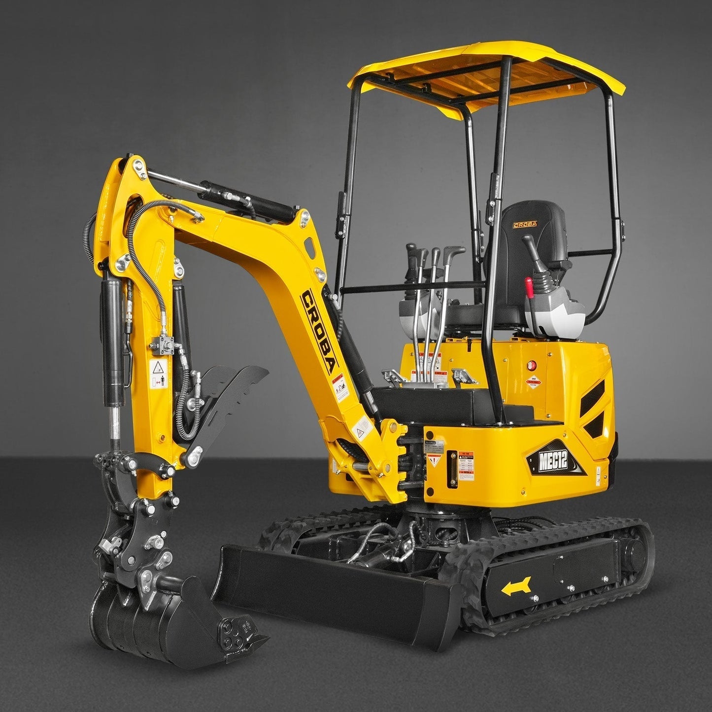 Mini Compact Excavator Kubota D722 Engine, 65.7” Max. Digging Depth, 2700 LBS Operating Weight, MEC12 - image 30