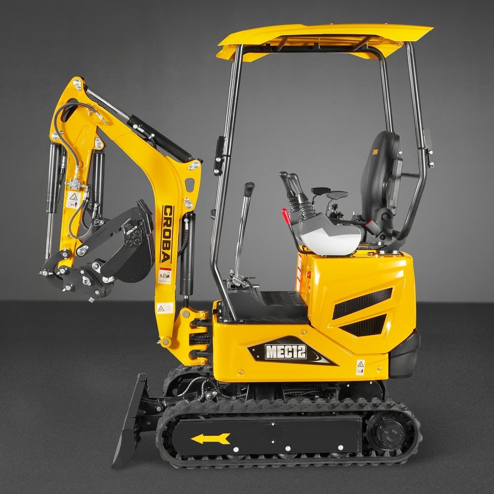 Mini Compact Excavator Kubota D722 Engine, 65.7” Max. Digging Depth, 2700 LBS Operating Weight, MEC12 - image 33