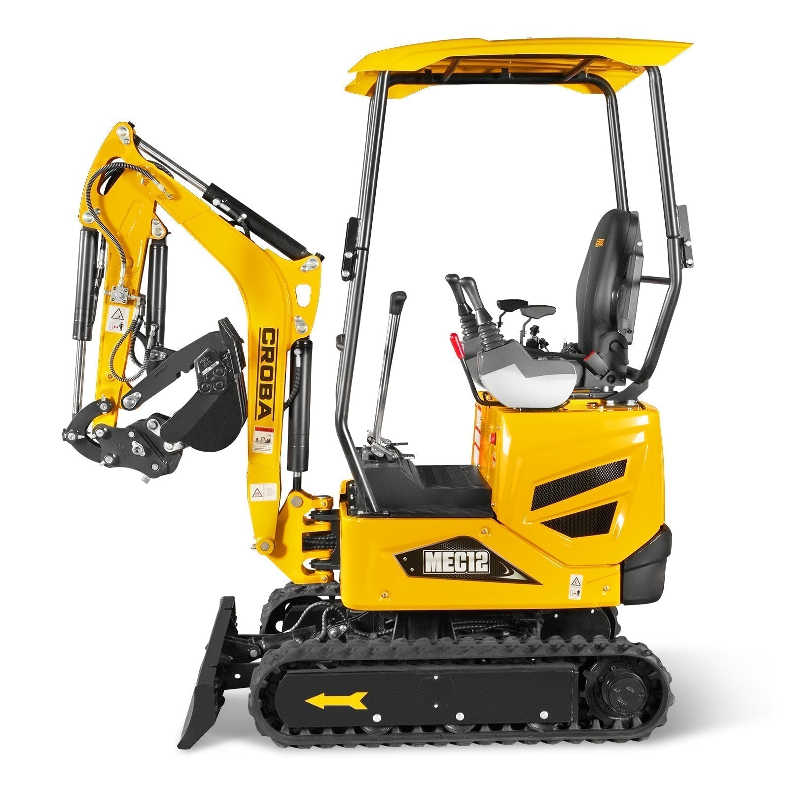 Mini Compact Excavator Kubota D722 Engine, 65.7” Max. Digging Depth, 2700 LBS Operating Weight, MEC12 - image 20