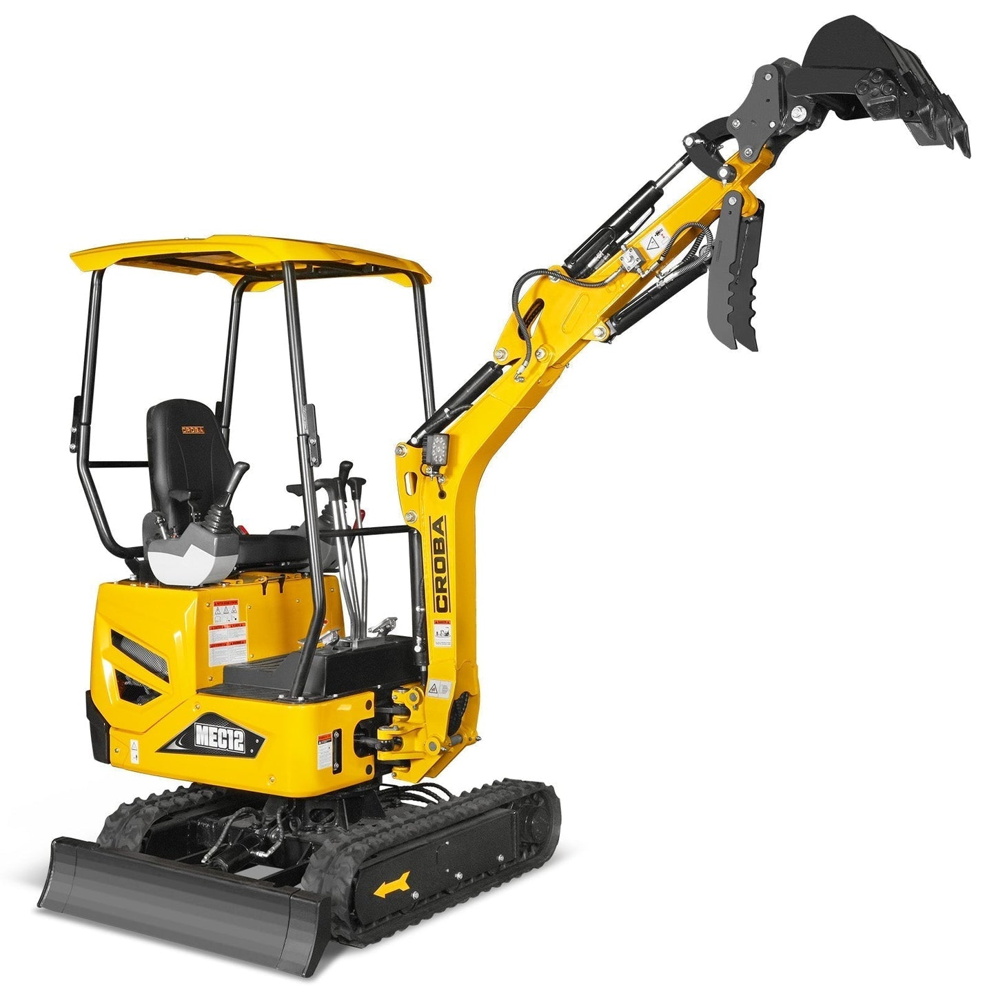 Mini Compact Excavator Kubota D722 Engine, 65.7” Max. Digging Depth, 2700 LBS Operating Weight, MEC12 - image 18