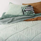 Bubble Knit Verte Green Organic Cotton Kids Bed Blanket