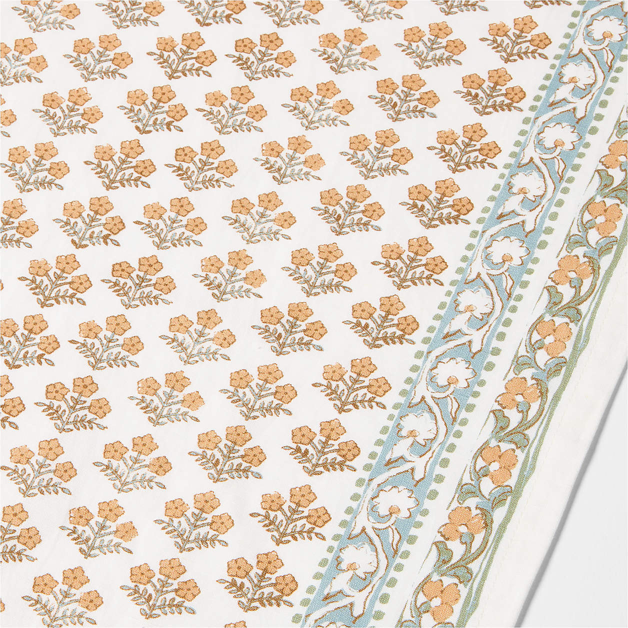 Spring Block Print 120" Table Runner