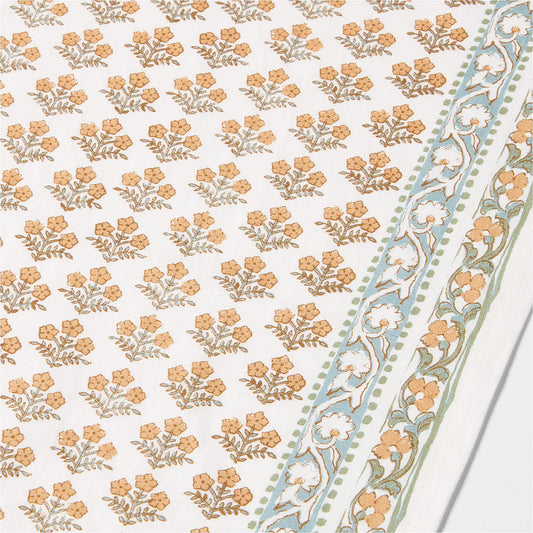 Spring Block Print 120" Table Runner