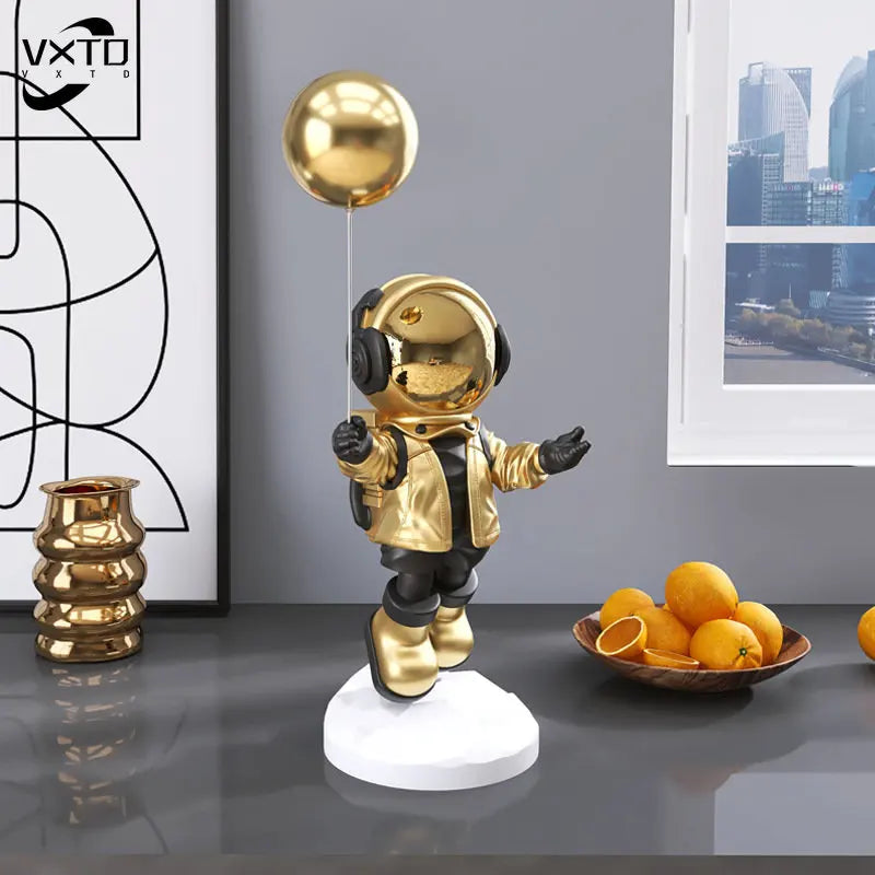 Balloon Astronaut Resin Ornaments