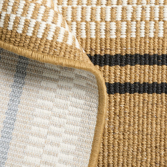 Modern Woven Stripe Indoor/Outdoor Doormat 24"x57"