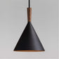 Weston Black Mid-Century Modern Pendant Light 11"
