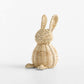 Small Rattan Bunny Decorative Sculpture