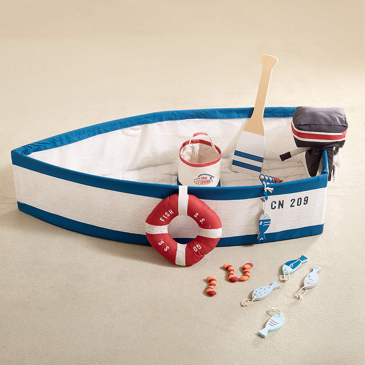 Wonder & Wise by Asweets Gone Fishing Boat Toddler Activity Toy