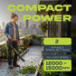 Sun Joe SBJ601E 120V 2-Speed Electric All-Purpose Blower with 100A Motor, 215 MPH Air Speed, and 240 CFM Airflow, Includes Concentrator Nozzle — image 4
