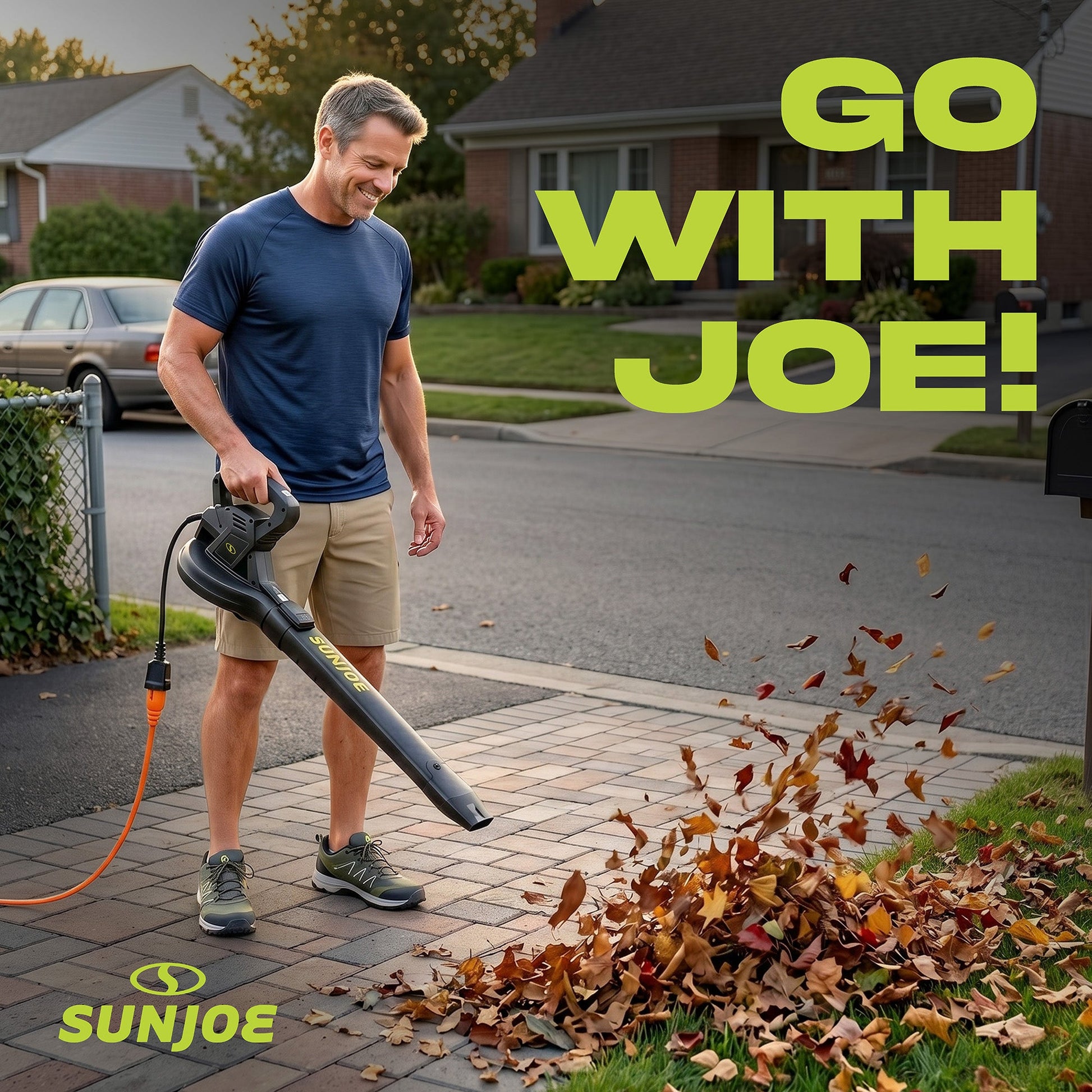 Sun Joe SBJ601E 120V 2-Speed Electric All-Purpose Blower with 100A Motor, 215 MPH Air Speed, and 240 CFM Airflow, Includes Concentrator Nozzle — image 5