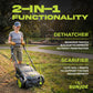Sun Joe 12 Amp Electric Dethatcher/Scarifier, Lawn Equipment, 8 Gal Bag, AJ801E — image 2