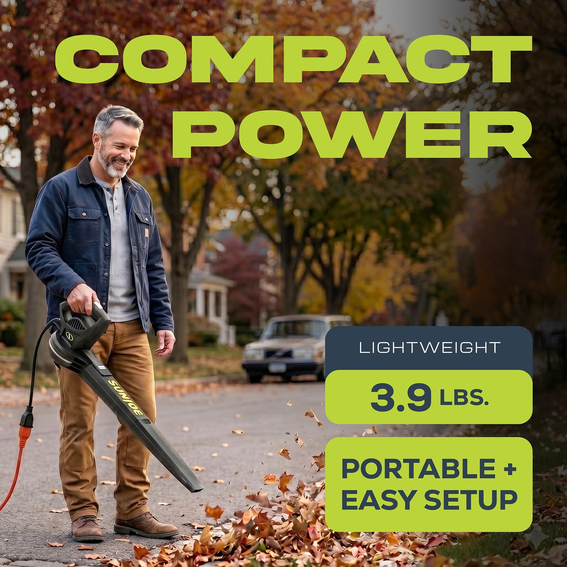 Sun Joe Electric All Purpose Leaf Blower 6 Amp Motor, 155 MPH Air Speed, SBJ597E — image 4