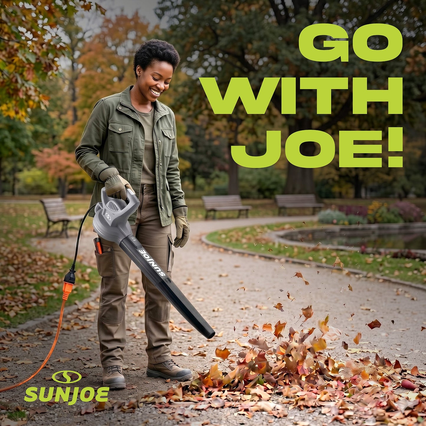 Sun Joe Electric All Purpose Leaf Blower, 6 Amp Motor, 155MPH Air Speed, SBJ597E — image 5