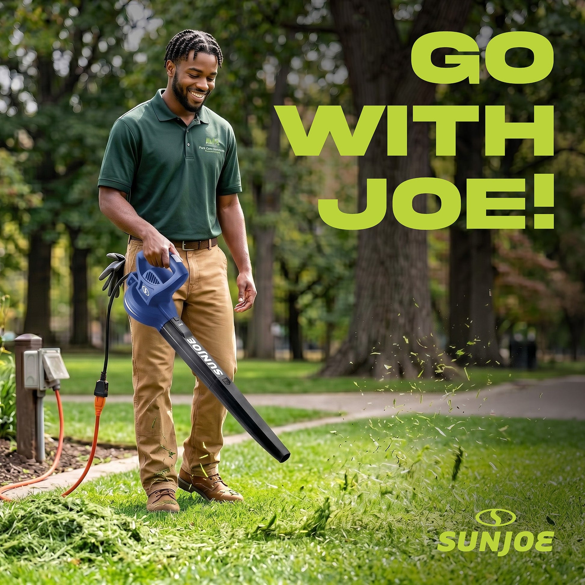 Sun Joe Electric All Purpose Leaf Blower, 6 Amp Motor, 155MPH Speed, SBJ597E-SJB — image 5