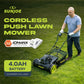 Sun Joe Cordless Push Reel Mower, 15” Yard Trimmer w/ Collection Bag, 24V-CRLM15 — image 5