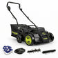 Sun Joe Cordless Scarifier/Dethatcher, Brushless Motor, Batteries, 24V-X2-DTS15