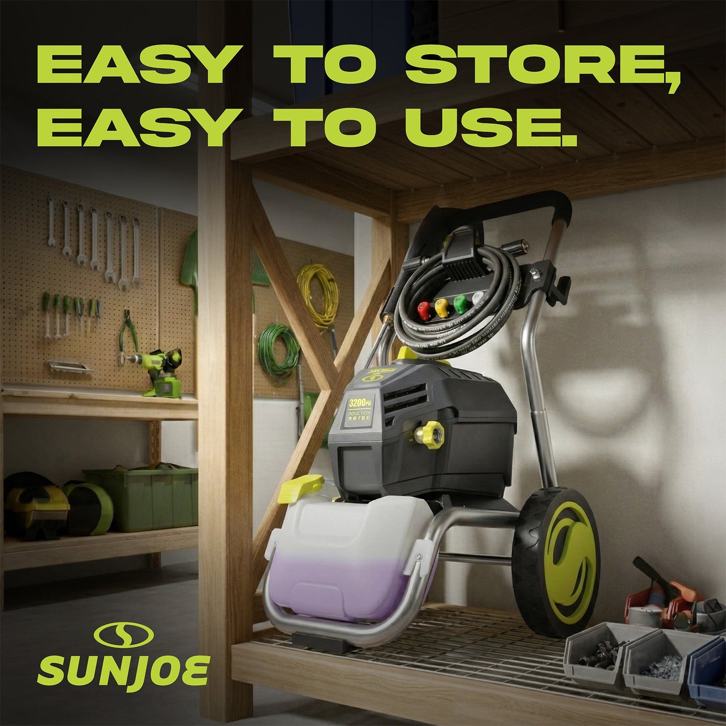 Sun Joe Electric Pressure Washer, Power Tool with 5 Quick Connect Tips, SPX4800 — image 5
