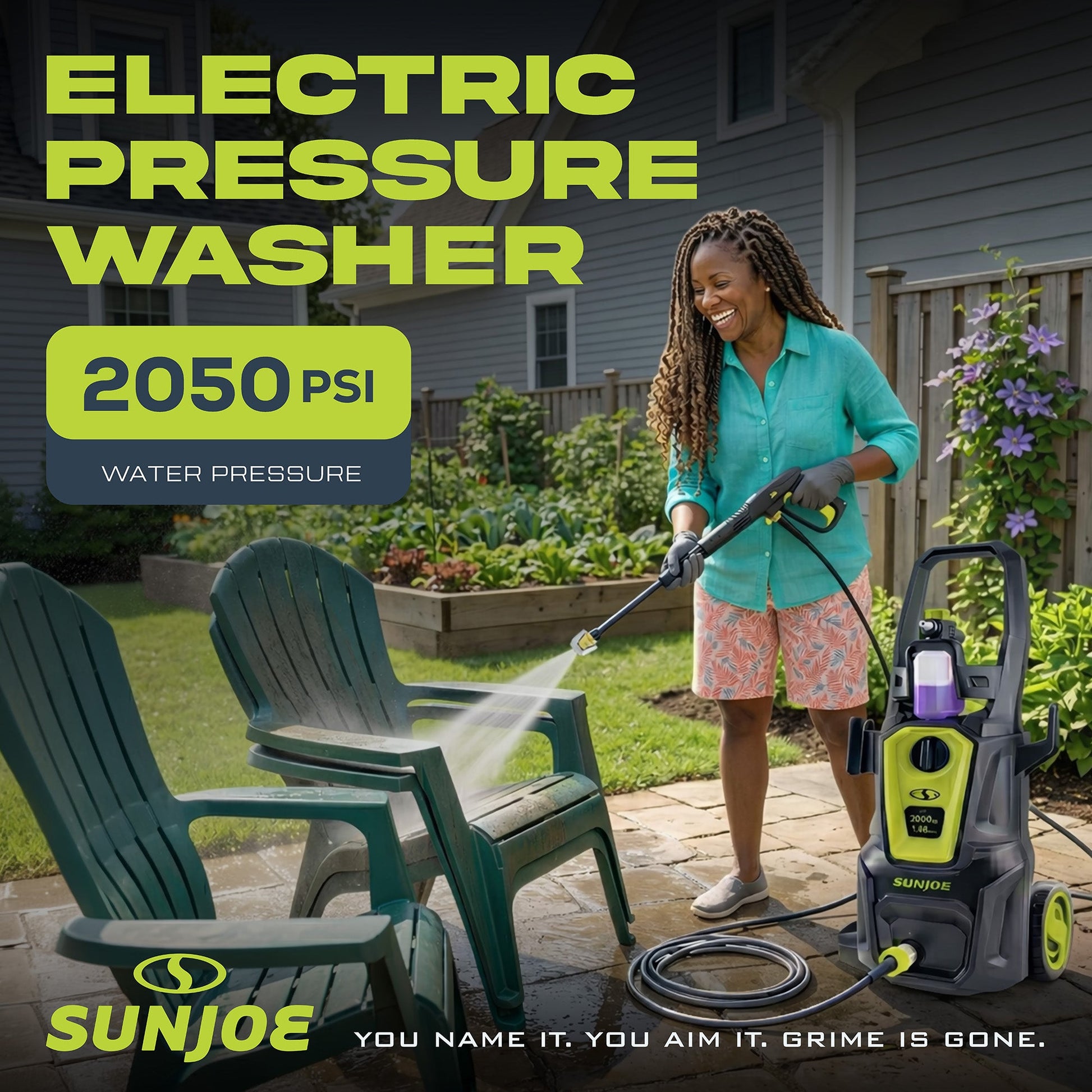 Sun Joe Electric Pressure Washer w/ Extension Wand, SPX2680-MAX, PWMA Certified — image 4