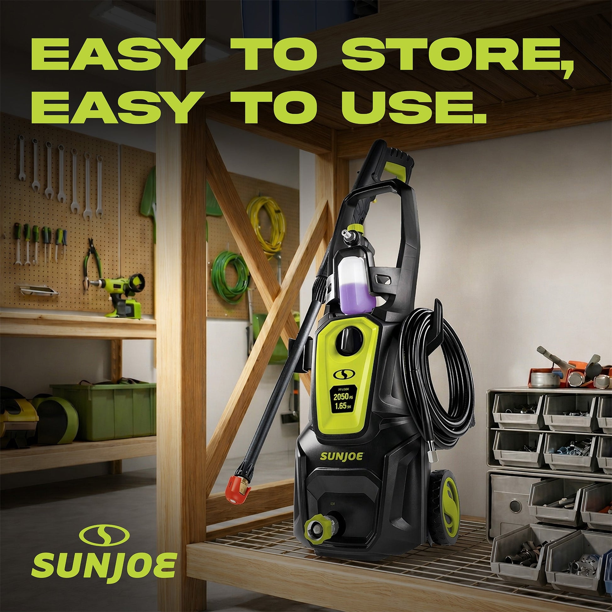 Sun Joe Electric Pressure Washer w/ Extension Wand, SPX2680-MAX, PWMA Certified — image 5