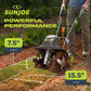 Sun Joe Electric Garden Tiller Cultivator, Steel Tines, 15 Amp, 15.7", TJ605E — image 4