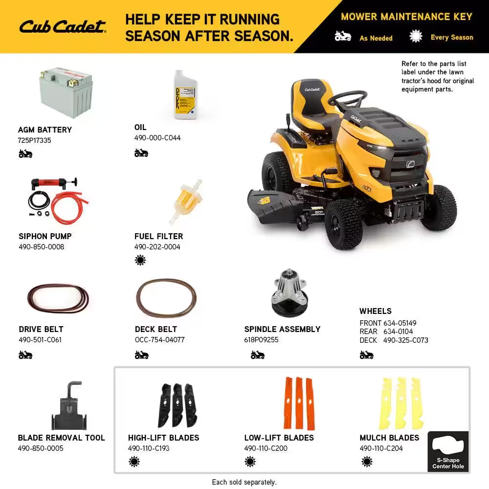 XT1 Enduro LT 50 In. Fabricated Deck 24 HP V-Twin Kohler 7000 Series Engine Hydrostatic Drive Gas Riding Lawn Tractor - image 7